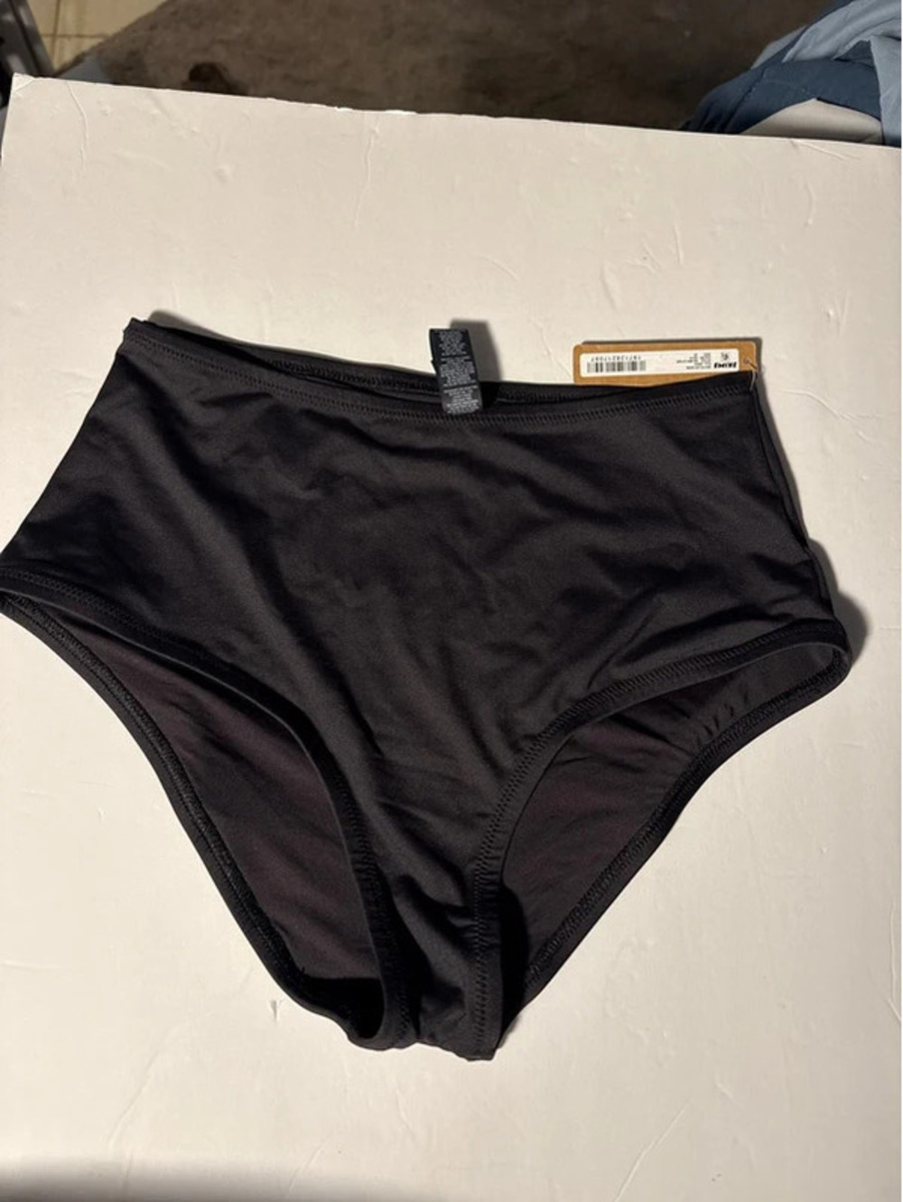 SKIMS Swim NWT Full Breif Bottom Black Size XS